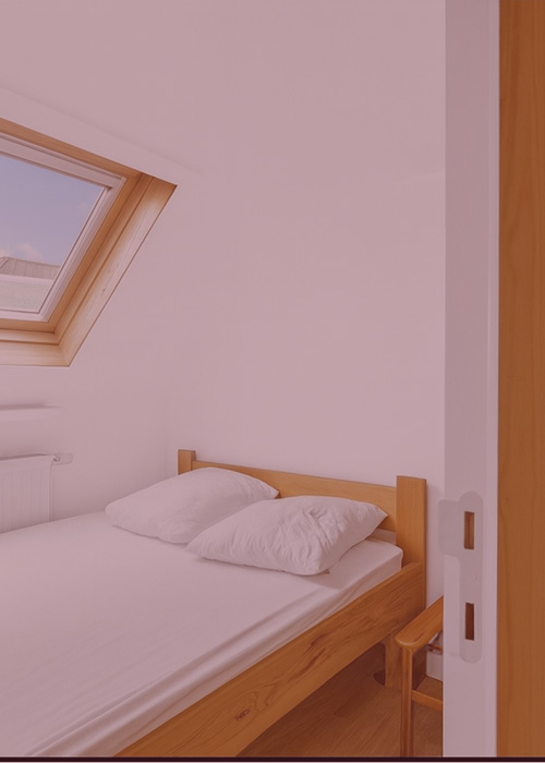 Slaapkamers in vakantiehuis Het Peenhof